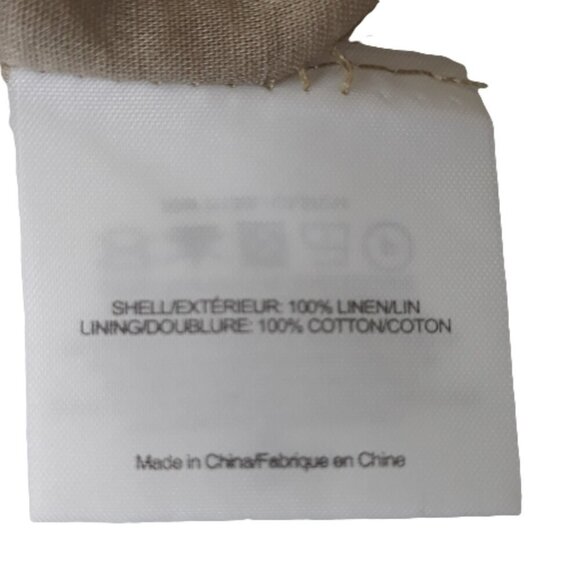 Tory Burch Linen Belted Shift Dress 4 Work Office Party Minimalist Classic - Picture 9 of 10